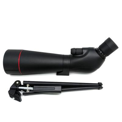 China Zoom Eyepiece Multi Coated Optics Spotting Scope 20-60x80 For Wildlife Scenery for sale