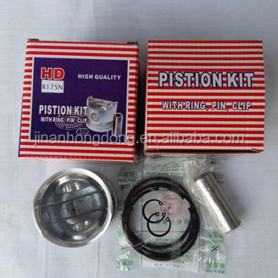 China Aluminum...R175N Piston Kit For Machinery Diesel Engine Spare Parts for sale