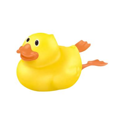 China Plastic Electric Automatic Induction Water Tool Spray Duck Animal Baby Bath Floating Swimming Toy for Bathroom Play for sale