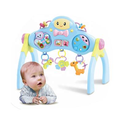 China Educational Toy Eco Friendly Multifunction Music Sleep Play Set Set Fitness Frame Baby Play Gym for sale