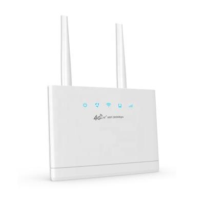 China 3G 4G Lte CPE Wifi Router 300Mbps External Office and Home CPE Modem Card Power 4G Wifi Direct Wireless Router for sale