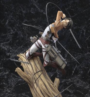 China Japanese Cartoon Toy Whole Sale 28cm Attack On Titan Anime Action Figure PVC Cartoon Toy For Collection for sale