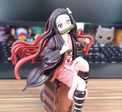 China Cartoon NEW GK Action Number 1/8 Anime Demon Slayer Kamado Nezuko Kimetsu Toy 2020 No Yaiba PVC Action Figure Toys for sale