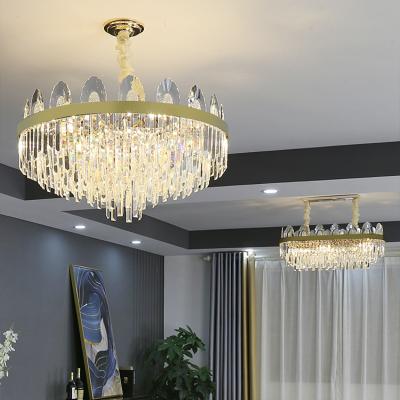 China High Grade Steel+ K9 Crystal Professional Custom Lobby Luxury Chandelier Lamp Crystal Large Big Hotel Project Decoration for sale