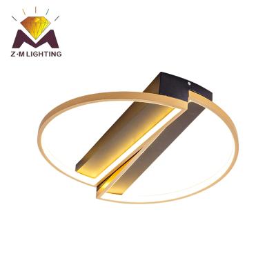 China Modern Simple Minimalist High Grade Acrylic Stepless LED Iron Dimming Living Room Led Ceiling Lamp for sale