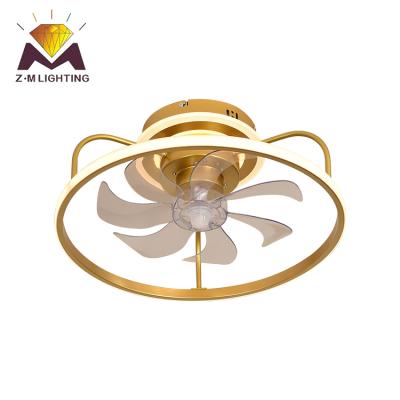 China New Style High Grade Hot Sale Colorful LED Fan Decoration Light Acrylic Modern Led Ceiling Light for sale