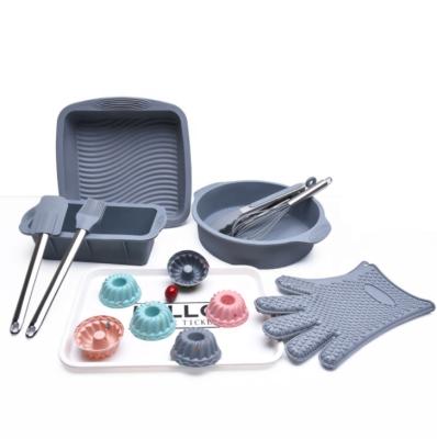 China Sustainable Cake Decorating Kitchen Set Silicone Baking Supplies For Kids Baking for sale