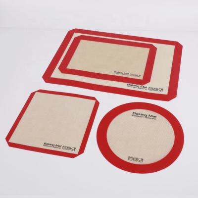 China Non-Stick Reusable Food Liners Silicone Baking Mat 100% Sustainable Grade BPA Free Food Safe Mat For Baking for sale