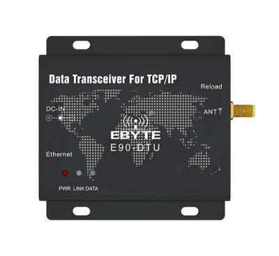 China IoT data transmission E90-DTU (400SL22-ETH) LoRa long range communication lora pass Ethernet RJ45 lora transceiver wireless modem for sale