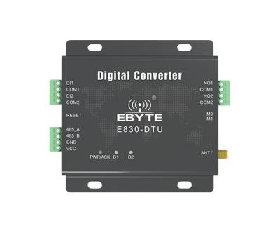 China IoT Data Transmission E830-DTU (2R2-433L) Long Range Communication LoRa Pass Digital Wireless I/O LoRa to Lora Transceiver Modem for sale