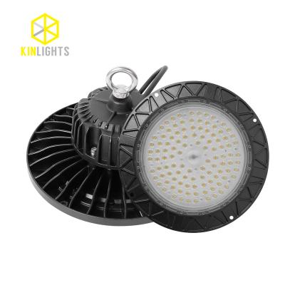 China Warehouse Kinlights OEM 190lm/w Industrial Graphene UFO 150w Dimmable Led High Bay Light IP65 for sale