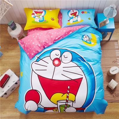 China Simply 100% Cotton Kids Bedding Sets 3pcs Cartoon Bed Linen Set Baby Crib Bedding Sets for sale