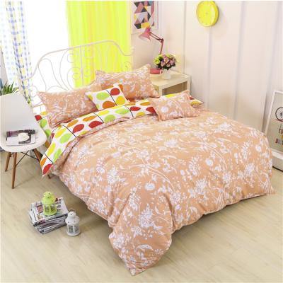 China TWILL GSM 140 100% Polyester Bedding Set Flat Sheet Duvet Covers for sale