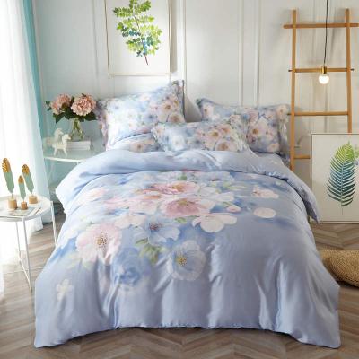 China Plain 100% Lyocell Tencel Bedding Set /Tencel sheet set/300TC lyocell bedding set for sale