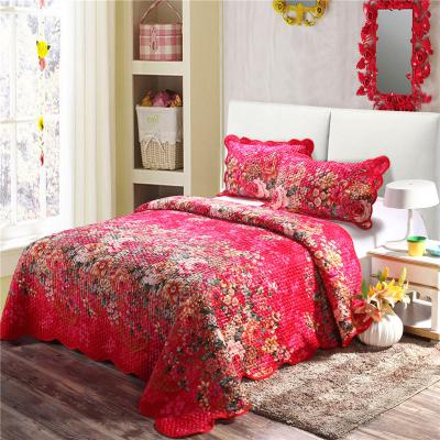 China Single Product Quality Protective Bed Comforter Sets Flannel Quilt Cover Bedspread for sale