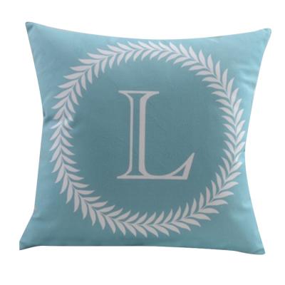 China 45*45cm Tile Anti-Static Blankets For Bedroom Living Room Dorm Customized Style Letter Pillow Cover for sale