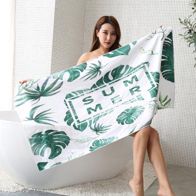 China Custom Made Luxury Polyester Sublimation Printing Beach Towels Microfiber Beach Towel Luxury Home Outdoor Yoga for sale