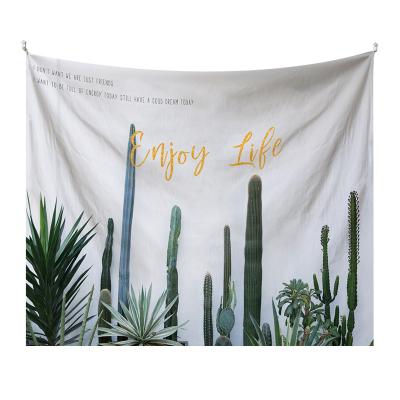 China Washable Customized Print 100% Polyester Digital Printed Wall Hanging Tapestry for sale