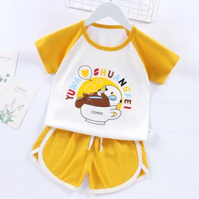 China Fashion summer private label 100%cotton custom baby leesourcing two piece sets for sale