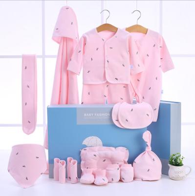 China Leesourcing Wholesale Antibacterial Newborn Baby Clothes Set Baby Gift Sets for sale