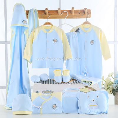 China Summer Antibacterial High Quality Cotton 100% Newborn Baby Gift Set for sale