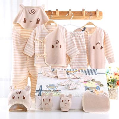 China Antibacterial Organic Cotton Gift Baby Clothing Set for sale