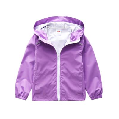 China Anti-wrinkle girls autumn windproof and waterproof jacket for sale