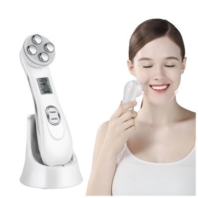 China EMS face lift electroporation rf beauty instrument led rf 5 in 1 multifunctional light therapy beauty instrument for sale