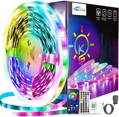 China Waterproof hotel 5m 10m RGB 5050 music wifi controller led strip light full set for sale