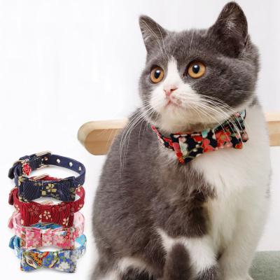 China Personalized Cute Cute Japan Dog Collar Buckle Bowknot Pattern Pet Collar Bow Link Cats Pet Accessory Lovely for sale