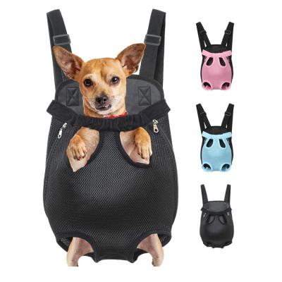 China Breathable Chest Bags Pet Carrier Cat Outdoor Front Backpack Soft Dog Carrier for sale