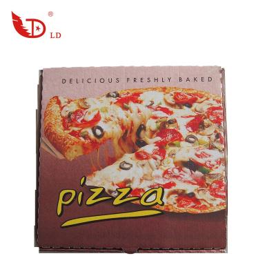 China Recyclable Restaurant Supplier Custom Take Away Printed Pizza Paper Box for sale