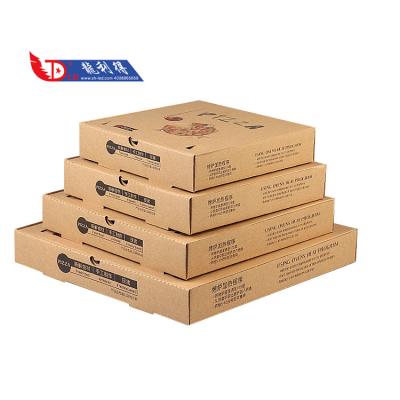 China Recycled Materials Custom Printed Recycled Kraft Different Colors Corrugated Pizza Packaging Mailing Box for sale