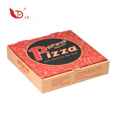 China 2019 Popular Materials Cheap Pizza Box Recycled Cardboard Pizza Packing Box for sale