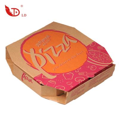 China Recyclable hot sale cheap pizza paper box, printed cardboard pizza box, wholesale custom corrugated pizza paper box/pizza packing box for sale