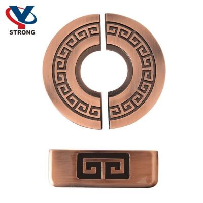 China Modern New Chinese Style Zinc Alloy Semicircle Handle End Table Mahogany Furniture Hardware Door Handle for sale