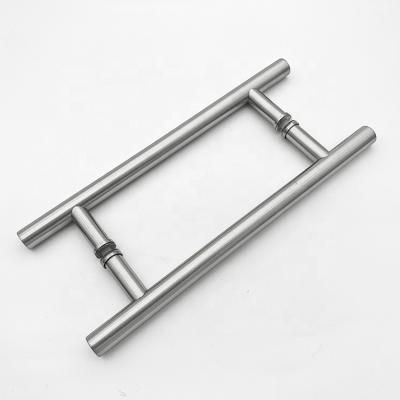 China Modern H Shaped Stainless Steel Glass Door Handles Stainless Steel Door Handle for sale