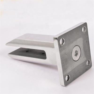 China Modern Stainless Steel Frameless Square Core Drill Glass Railing Spigot for sale