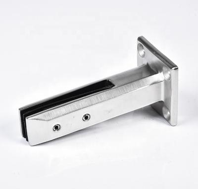 China Modern Stainless Steel Balustrade Handrail Square Deck Mount Railing Glass Spigot for sale