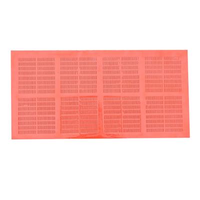 China High Screening Efficiency Factory Selling Linear Polyurethane Vibrating PU Screen Various Shapes Sieve Plate For Construction Works for sale