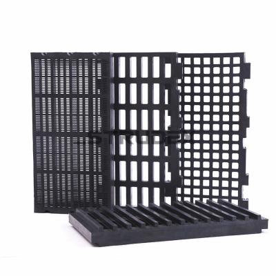 China High Screening Efficiency Customized Rubber Mesh Polyurethane Frame Ore Selection Machine Sieve Plate Coal Vibrate Mine Screening Panels for sale