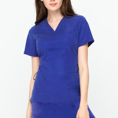 China Hot Sales Manufacture of Anti-wrinkle Scrubs Uniform High Quality Nurse Work Wear OEM Service Scrub Tops for sale