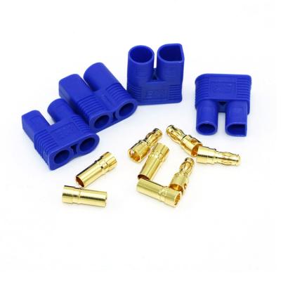 China Vehicles & Remote Control Male Female Type Battery Connector Bullet Toys EC3 3mm Golden Plug for sale