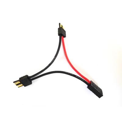 China dolls & Hobby TRX 12AWG 100mm Connector Y Series Y Splitter Cable Male Female Plug Adapter For RC Car Lipo Battery for sale