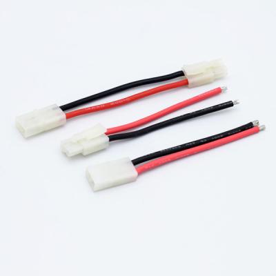 China Soft Silicone Wire L6.2 Tamiya Big Style Battery Connector 2P Male Female Plug With 150mm 14AWG 16AWG Silicone Cable Adapter For RC Drone Car for sale