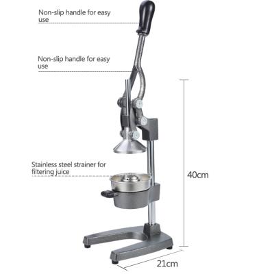 China Manual Lemon Juice Juicer Extractor Hotel Professional Metal Hand Press Machine OOTD for Kitchen for sale