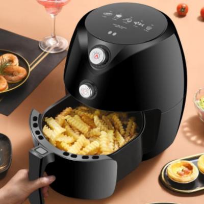 China Hotel OOTD Air Fryer Factory Price 5L Capacity And Oil Free Digital Air Fryer for sale