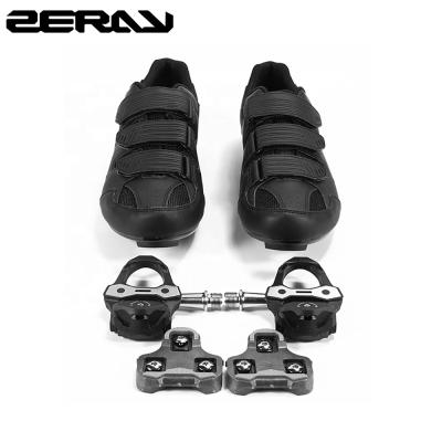 China Breathable Cycling Shoes For Road Bike MTB Multifunctional Sole With ZP-110 Pedals In Running ZERAY EY11201+ZP-110 for sale