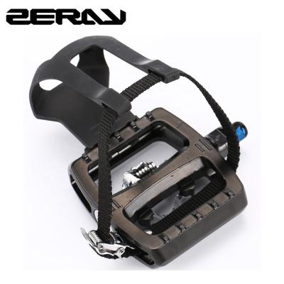 China Ball bearing+Needle Bearing Spinning Bike Pedals In Gym Running Equipment SPD Indoor Exercise Bike Cycling Pedal ZERAY ZP-J992 SPD for sale