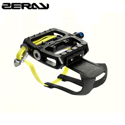 China Ball bearing+Needle bearing Exercise Spinning Indoor Cycling Bike Pedals Gym Equipments In Running Bicycle Pedal ZERAY ZP-J992 for sale